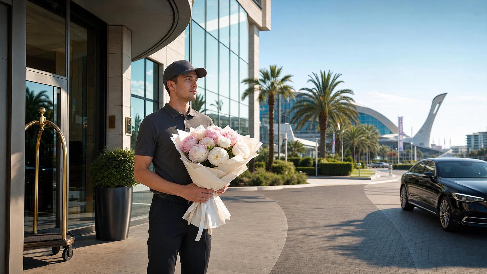 доставка букета в Radisson Blu Paradise Имеретинка