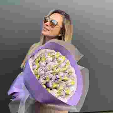 Зефирный букет purple в Сочи