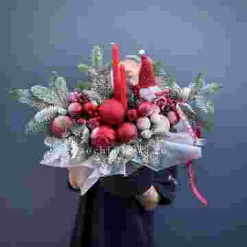 Композиция "Merry Christmas Box RED" в Сочи
