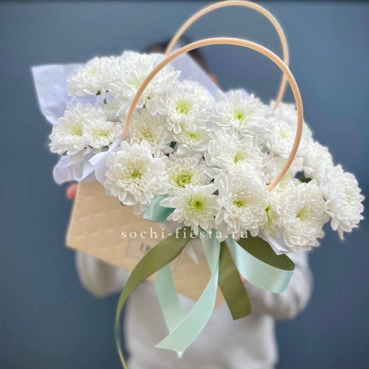 Сумочка с хризантемами в Сочи