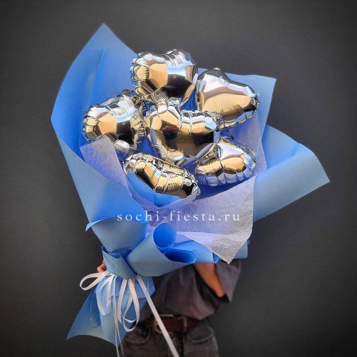 Букет из шаров сердец  №2 в Сочи