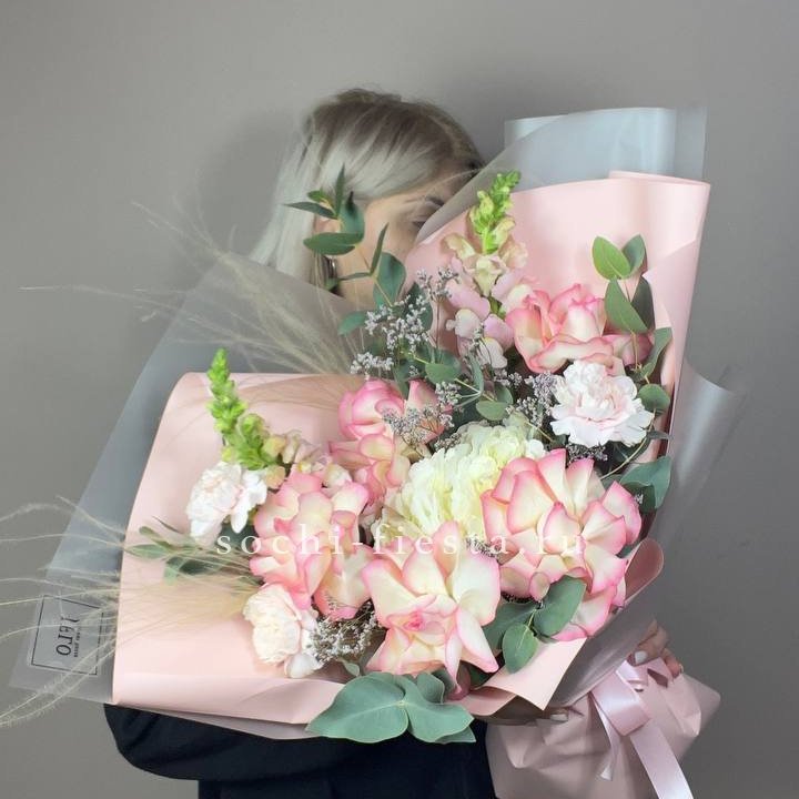  Букет  "Закат для неё" в Сочи