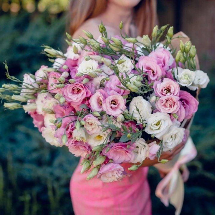 Букет эустом №1  в Сочи