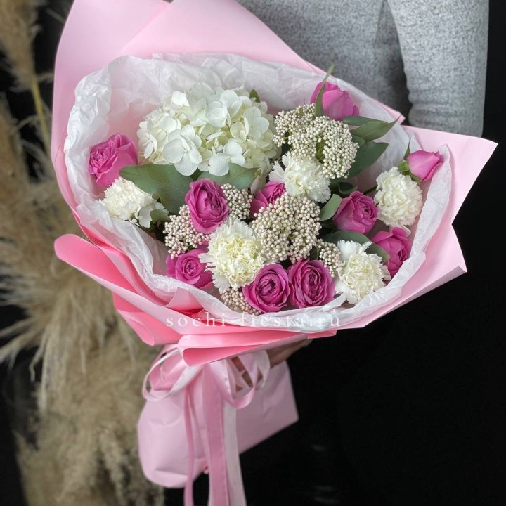 Букет с мисти бабблс №1 в Сочи