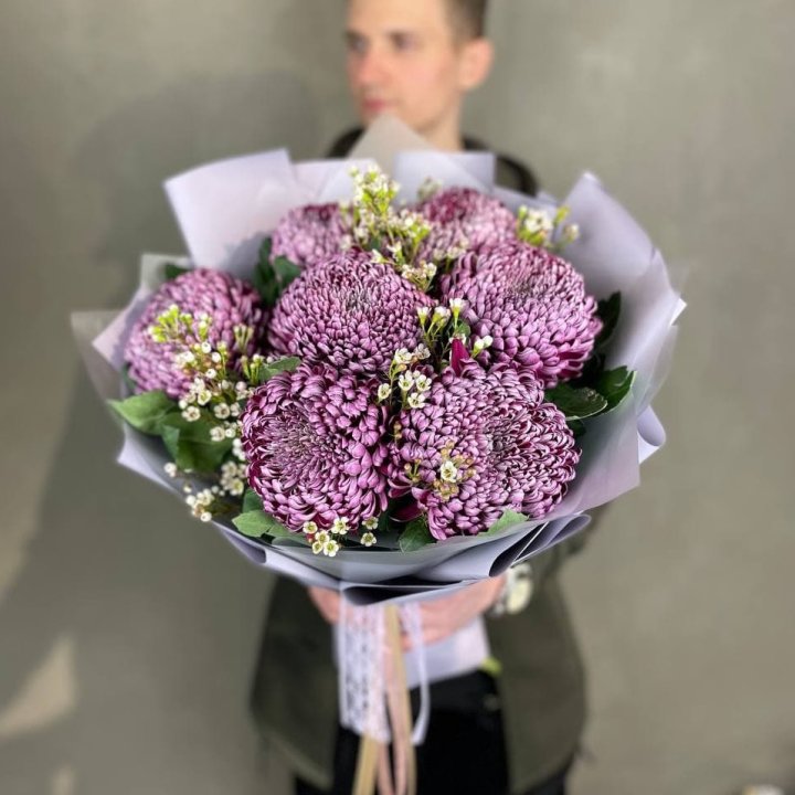 Букет хризантем "Палермо" в Сочи