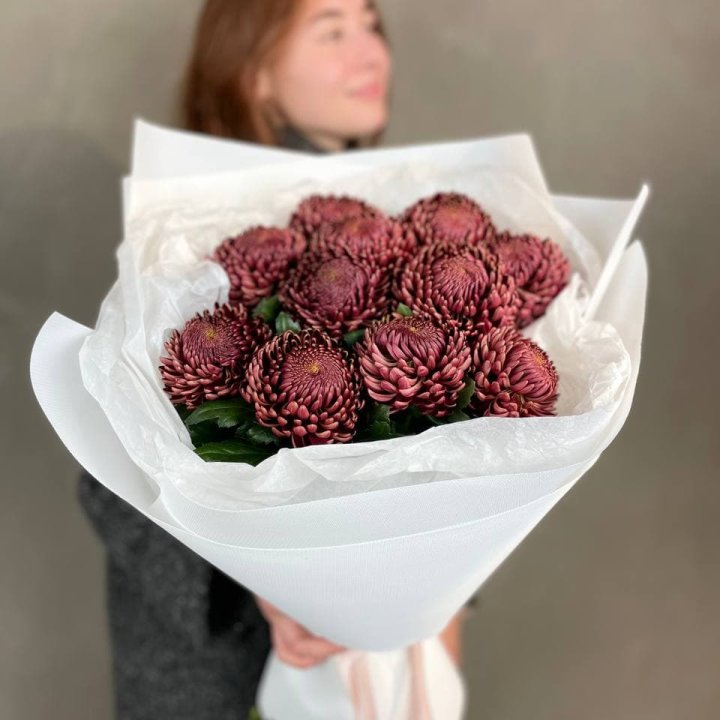 Букет хризантем "Касиопия" в Сочи