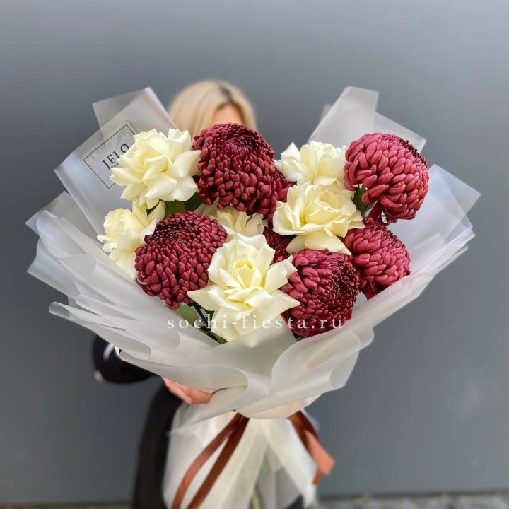 Дуо бигуди и розы в Сочи