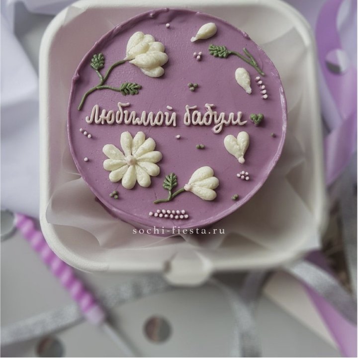 Бенто-торт "Любимой бабуле" в Сочи