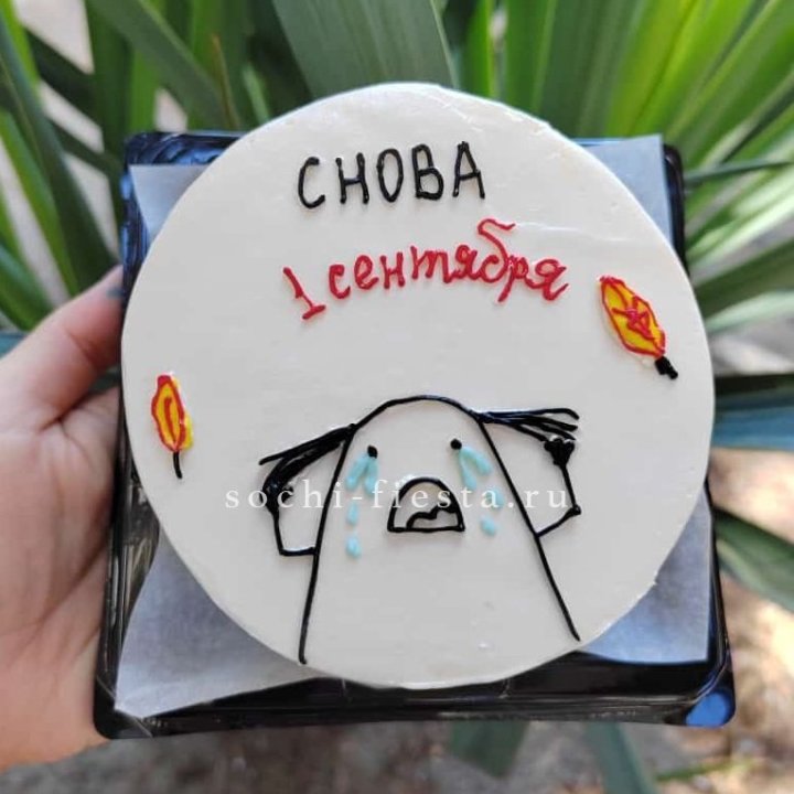 Бенто-торт "Не опять, а снова..." в Сочи