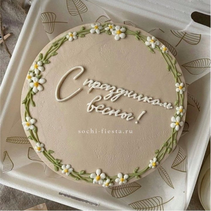 Бенто-торт "C праздником весны!"  в Сочи