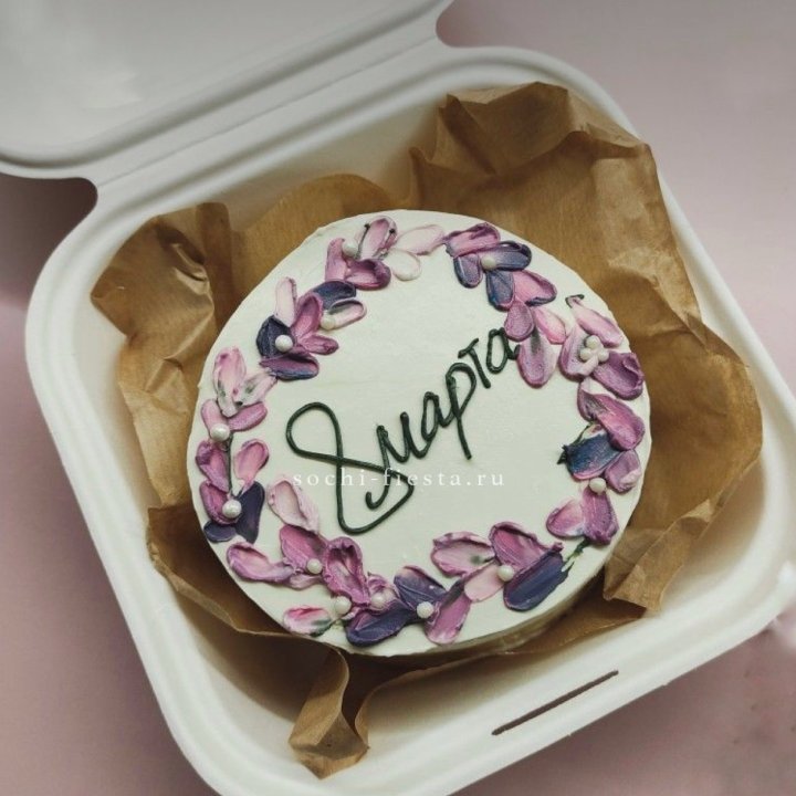 Бенто-торт "8 марта цветы"  в Сочи