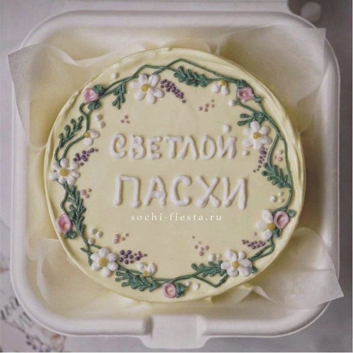 Бенто-торт "Светлой Пасхи" 2 в Сочи