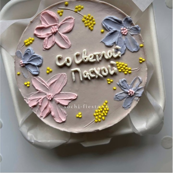 Бенто-торт "Светлой Пасхи" 3 в Сочи