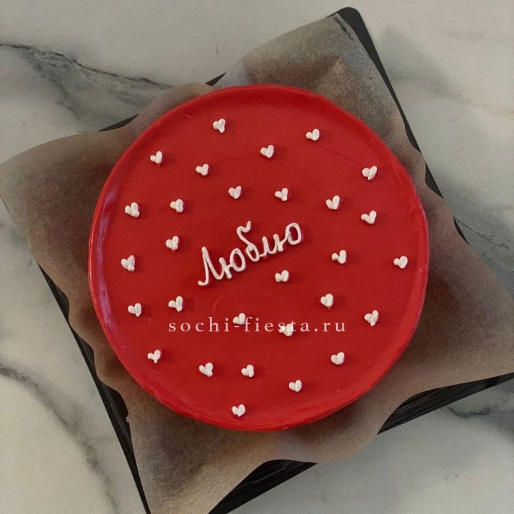 Бенто-торт "Люблю" в Сочи