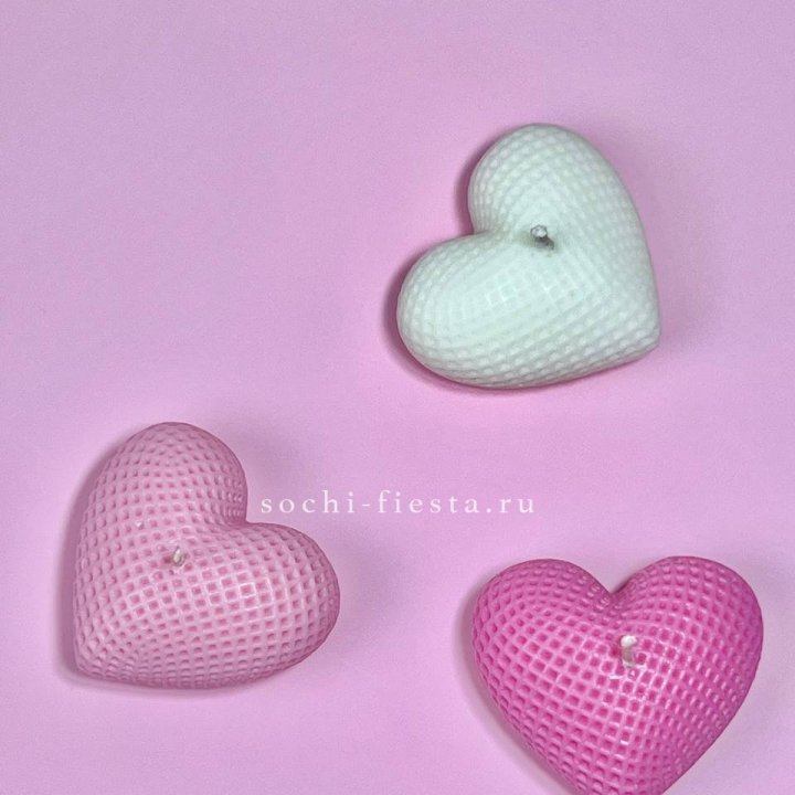 Набор свеч сердец в Сочи