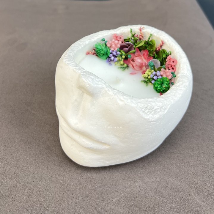 Свеча ароматическая в гипсе  в Сочи