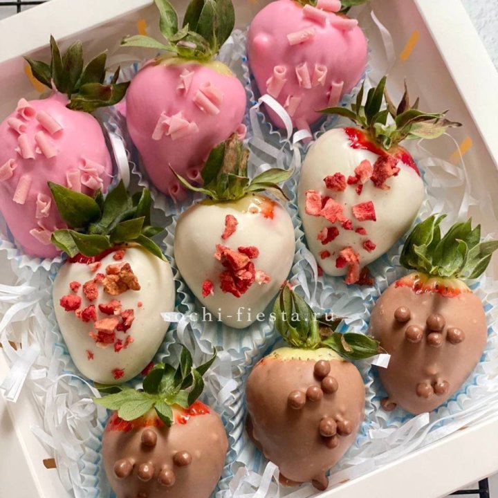 Клубника в шоколаде 9 ягод в Сочи