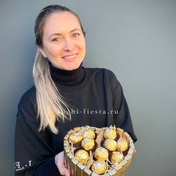 Шоколадный набор Сердце в Сочи