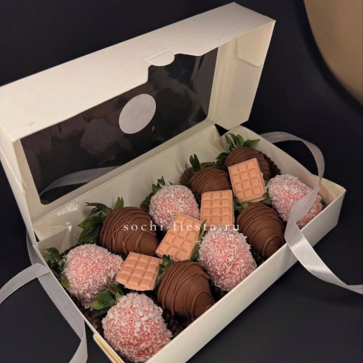 Клубника в шоколаде 10 ягод №2 в Сочи