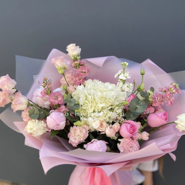 Дизайнерский букет "Фламинго" в Сочи