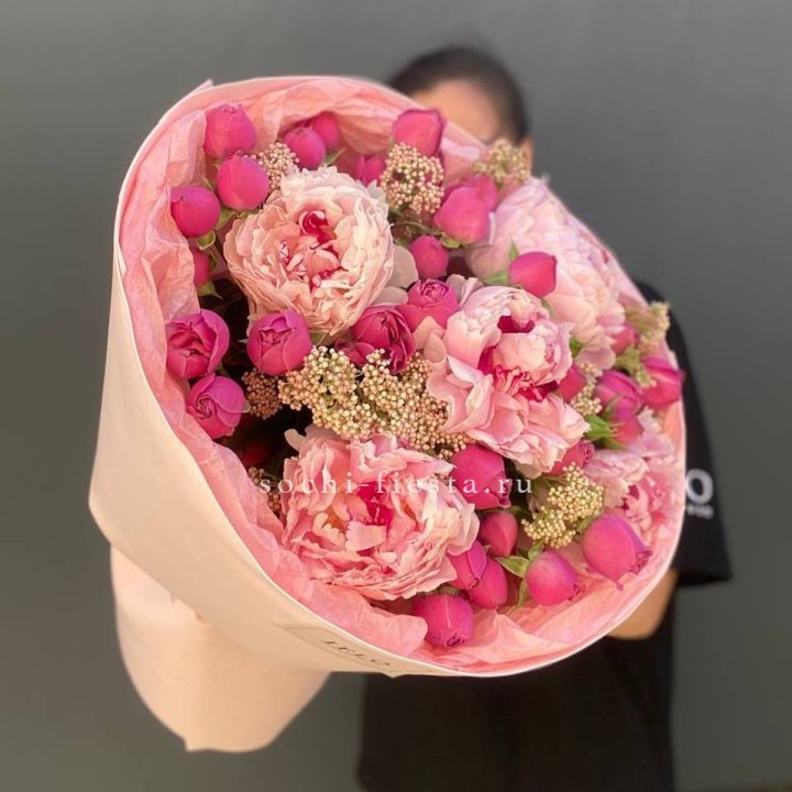  Букет с пионами "Преференс" в Сочи