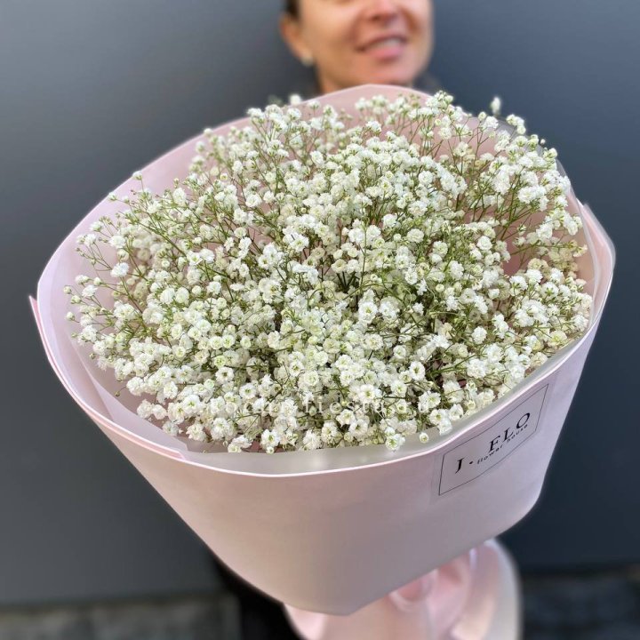 11 белых гипсофил в фоамиране в Сочи