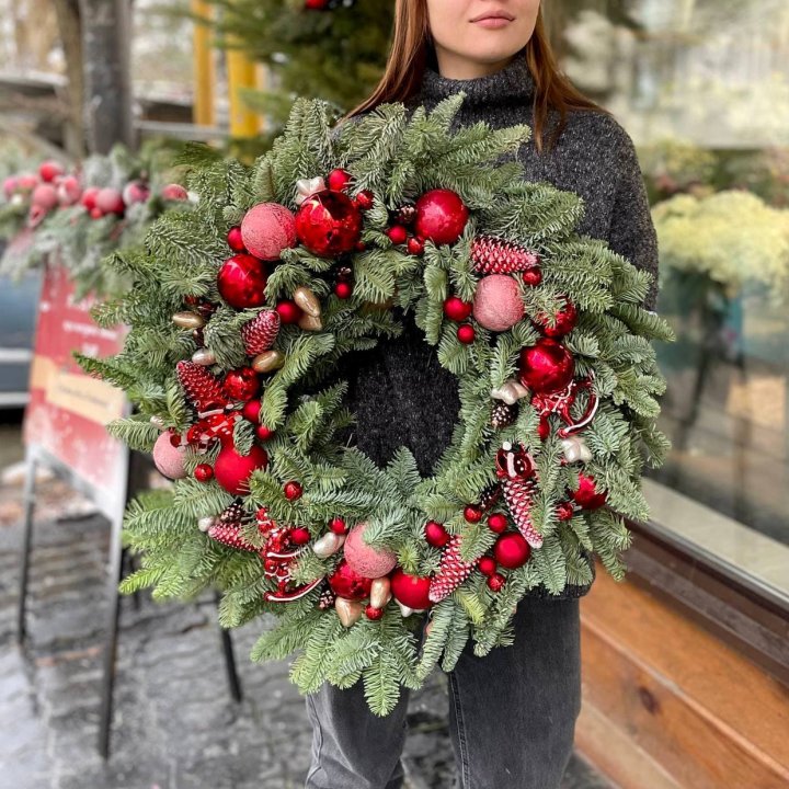 Рождественский венок  в Сочи