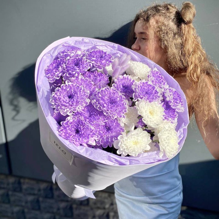  Букет хризантем "Сирена" в Сочи