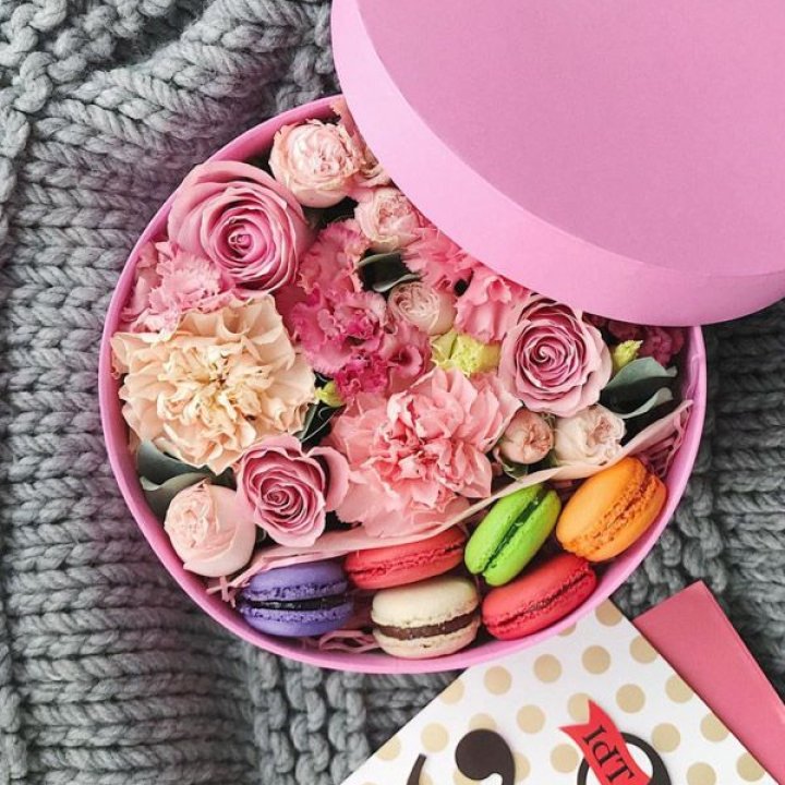 Цветочный бокс Pink в Сочи
