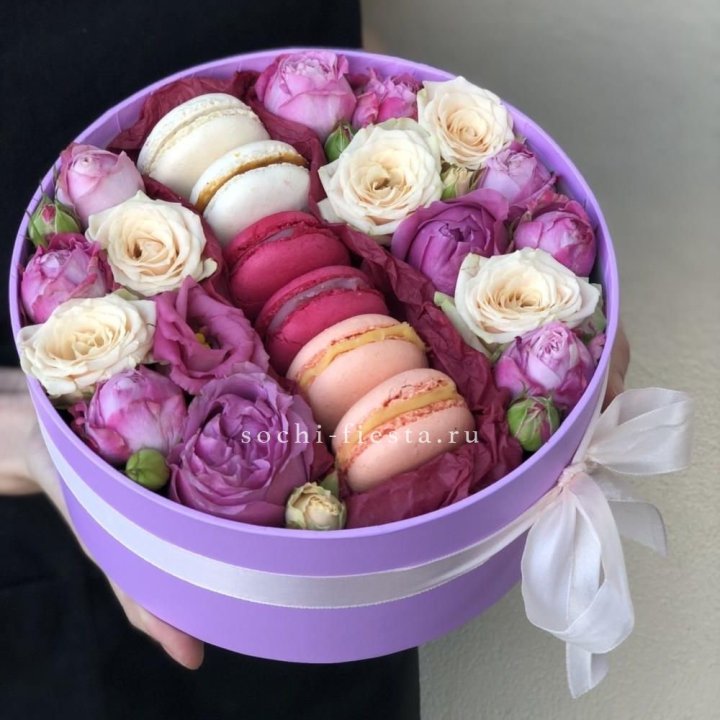 Цветочный бокс "Лаванди" в Сочи