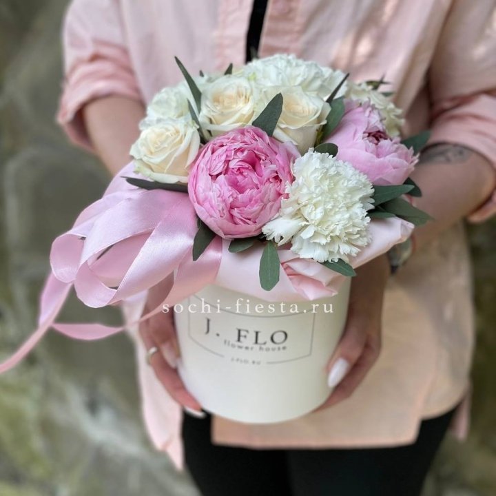 Цветочный бокс мини №2 в Сочи