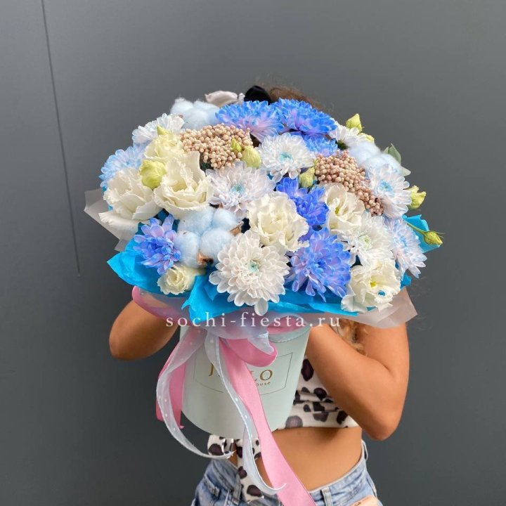 Коробка цветов  " Облако" в Сочи