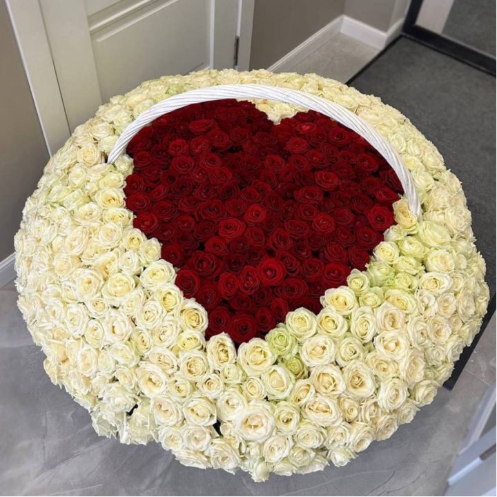 501 роза сердце в Сочи