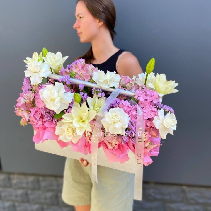 Большой бокс розовый в Сочи