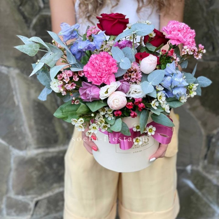 Цветочный бокс №4 в Сочи