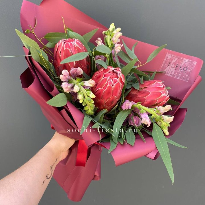 Букет из протеи "Квин" в Сочи