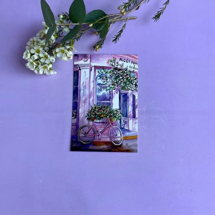 Открытка к букету "Розовый" в Сочи