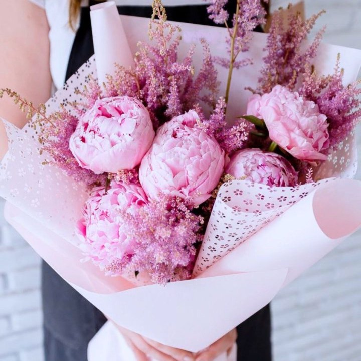 Букет пионов "Мелиса" в Сочи