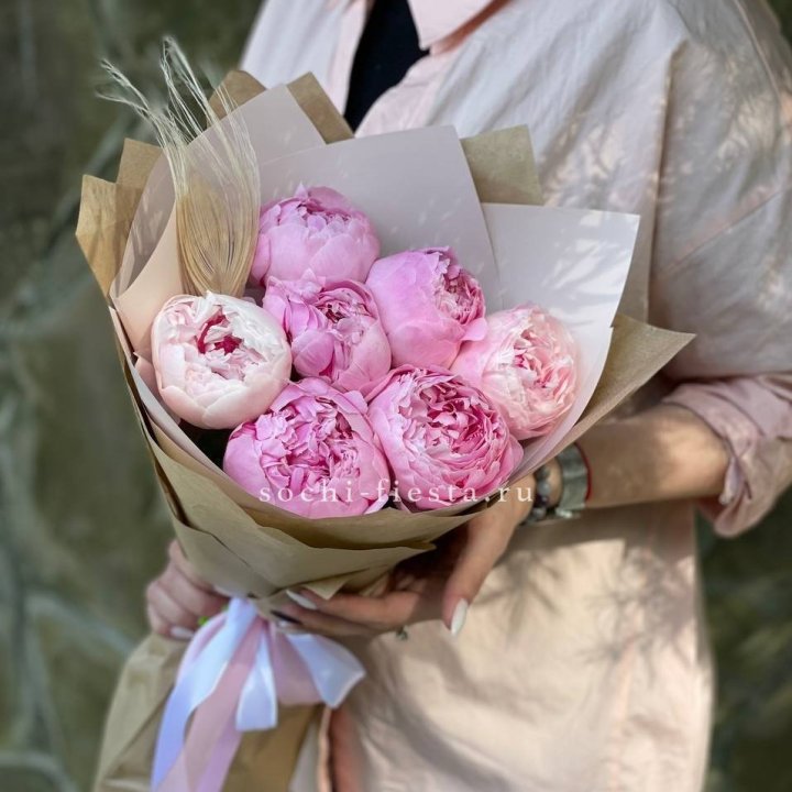 Букет пионов "Венди" в Сочи