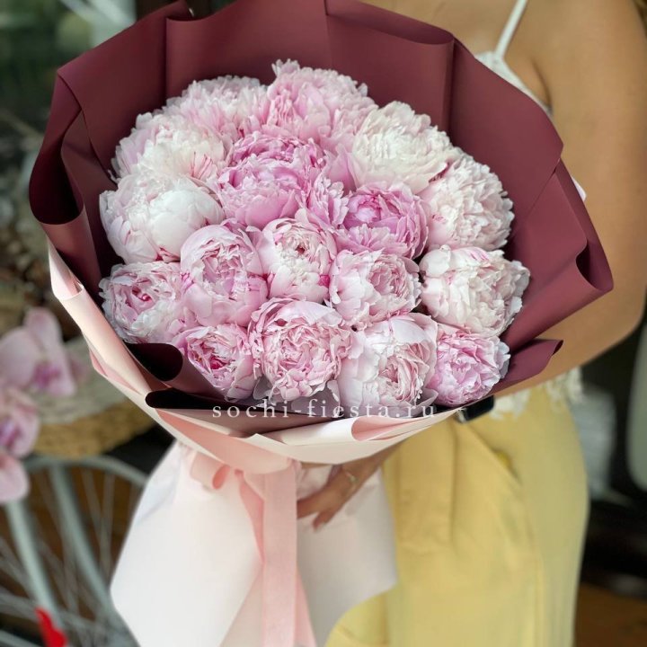 Букет с пионами №5 в Сочи