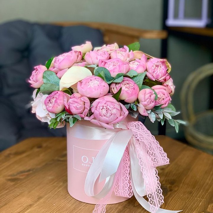 Композиция с пионами №1 в Сочи