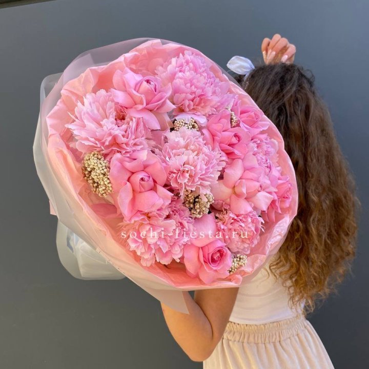  Букет с пионами "Пинки" в Сочи