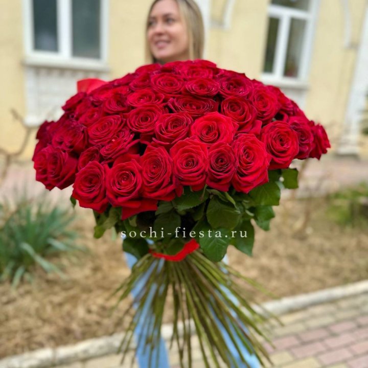 101 голландская роза в Сочи