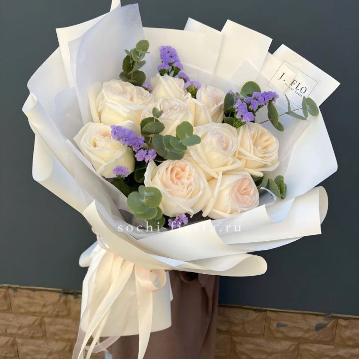 Букет из роз Вайт охара в Сочи