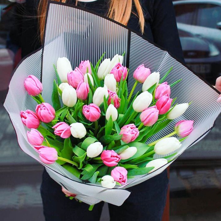 29 тюльпанов микс в Сочи