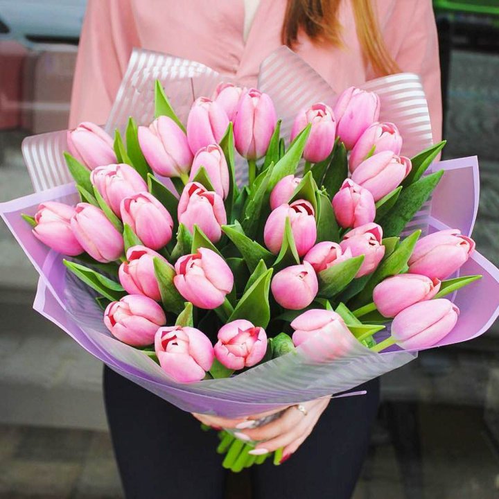 25 тюльпанов "Айс крем" в Сочи