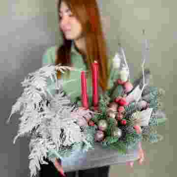 Композиция "Merry Christmas Box" в Сочи
